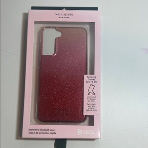 Kate Spade Sparkling Red Case for Samsung Galaxy S21 FE